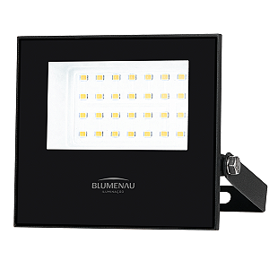 Refletor LED Play 30W Alumínio Bivolt IP66 6.500K - Blumenau Iluminação