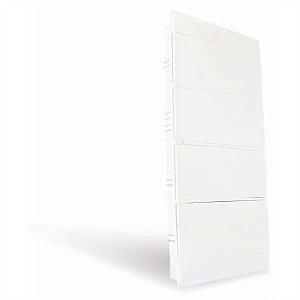 Caixa Plástica 48 DIN SOBREPOR Branca