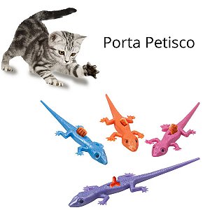 Brinquedo Interativo p/ Gatos Pet Games Lagartixas Sortidas