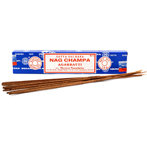 Incenso Nag Champa Satya Original Massala Indiano Aroma Relaxante Meditação Yoga 15g