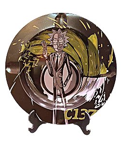 CINZEIRO DE METAL - RICK E MORTY
