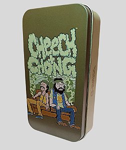 CASE DE METAL G-ROLLZ - CHEECH + CHONG MEDIUM (11,5 x 6,5 x 2,3)