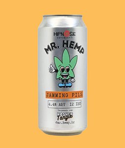 CERVEJA TERPENADA - HIPNOSE - MR HEMP JAMMING PILS - 473ml