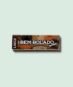SEDA BEM BOLADO 1 1/4 LARGE (78x44mm) - BROWN