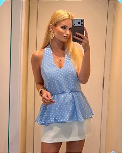 Blusa poá Bia