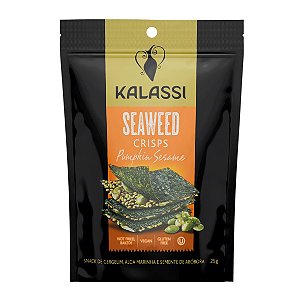 Snack De Gergelim, Alga Marinha e Semente de Abóbora Kalassi Pouch 25g