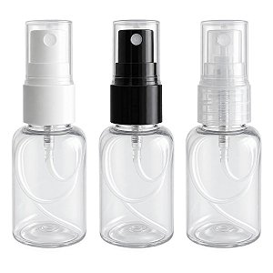 Frascos 30ml Pet Borrifador Válvula Spray Para Perfumes 50un