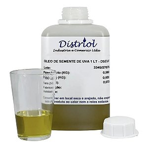 Kit Óleo Vegetal Semente De Uva 100% Vegetal - 1 Litro Puro