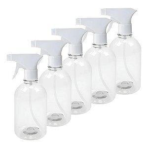 Frascos Borrifador Pulverizador 500ml Spray 5 Unid