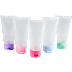 Bisnagas Plásticas para Lembrancinha 10 ml kit com 10 unid