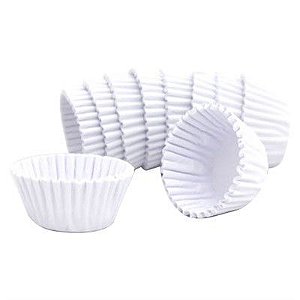 Forminhas para Doces de Papel N5 Branca pct 100 unid