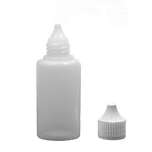 Frasco conta gotas de Plástico Sem Lacre 60 ml kit com 10 unidades