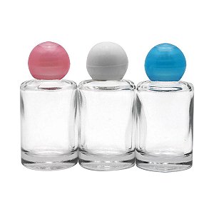 Frasco de perfume 9 ml vidro kit com 10 unid