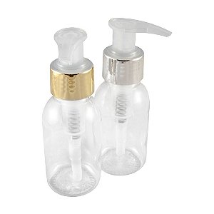 Frasco para Sabonete Líquido de Plástico 60 ml Luxo kit com 10 unid