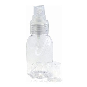 Frasco PET água de lençol 100 ml Spray Transparente kit com 10 unid