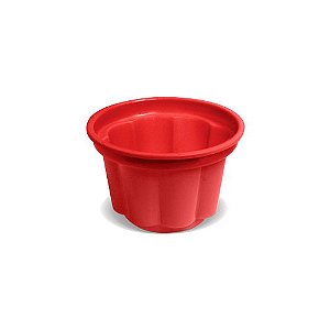 Pote de Sobremesa 120 ml Vermelho