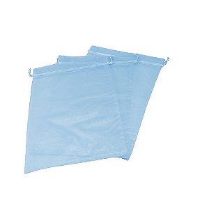 Saquinhos de Organza 9x12 Azul kit com 10 unid