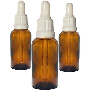 Vidro Âmbar de 30 ml conta gotas - RN Embalagens