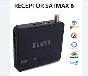 Receptor De Tv Via Satelite Elsys Sathd Satmax 6 Lançamento