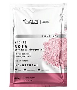 Argila Rosa Com Rosa Mosqueta 40g Maxlove