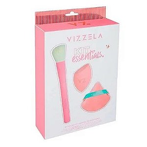 kit de Esponjas e Pincel Essentials Vizzela
