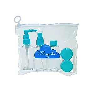 Kit de Viagem Azul Bloggerbr