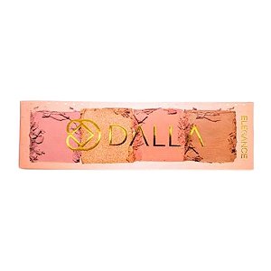 Paleta De Blush, Iluminador e Contorno Elegance Dalla