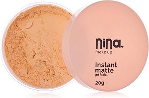 Pó Facial Instant Matte 02 - Nina Makeup