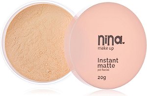 Pó Facial Instant Matte 01 - Nina Makeup