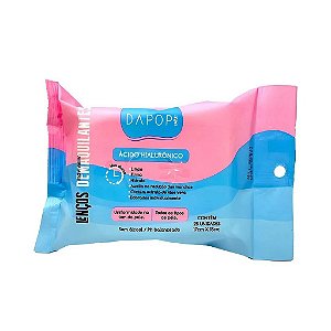 Lenço Demaquilante Ácido Hialurônico - Dapop