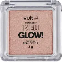 Iluminador Compacto Champagne - Meu Glow - Vult