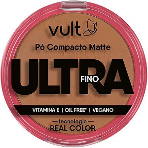 Pó Compacto Matte - Ultra Fino - Vult - Cor V460