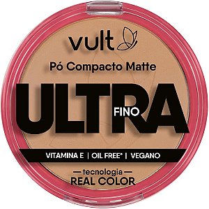 Pó Compacto Matte - Ultra Fino - Vult - Cor V450