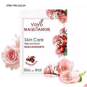 Máscara Facial - Skin care - Yoyo Maquiamor - Rosa Mosqueta