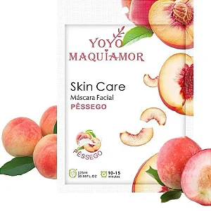 Máscara Facial - Skin care - Yoyo Maquiamor - Pêssego