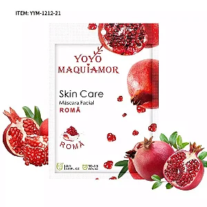 Máscara Facial - Skin care - Yoyo Maquiamor - Romã