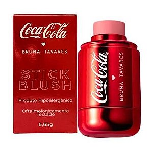 Stick Blush  BT Coca Cola - Bruna Tavares cor Flush Vibes