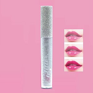 Lipgloss Mágico Glitter Lover - Pink21 (PRATA)