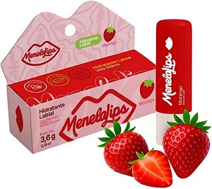 Hidratante Labial - Menelalips- Morango
