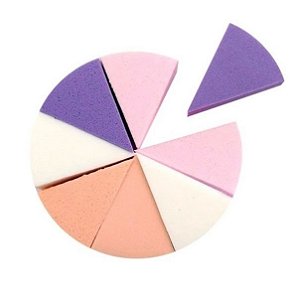 Esponjas para Maquiagem Miss Frandy Triangulares