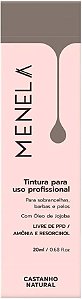 Tintura para sobrancelhas, barbas e pelos uso profissional - Menela cor :Castanho natural