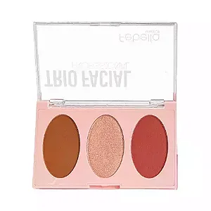 Paleta Trio Facial 3 cores - Febella Cor:Dourado