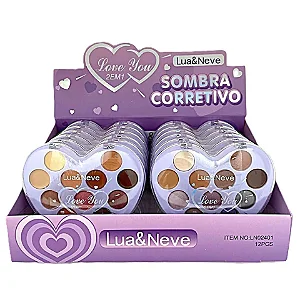 Lua e Neve Love You 2 em 1 sombra e corretivo