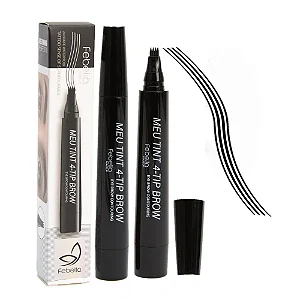 Caneta para Sobrancelhas Fio a Fio Prova D'água - Febella Cor número:Cor 01