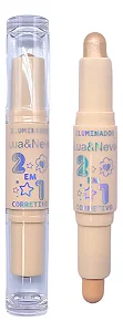 Iluminador e Corretivo 2 em 1 - Lua e Neve Cor- 2