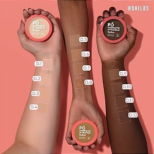 Pó compacto ultrafino vegano - Dailus