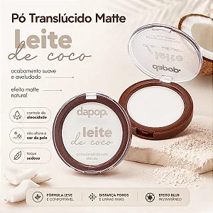 Pó Compacto Leite de Coco - Dapop