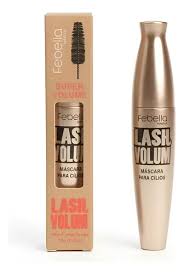 Máscara de Cílios Lash Volum - Febella Makeup APLICADOR ESCOVA VOLUME