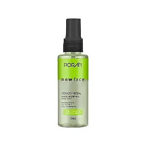 Tônico Facial Vegano Antioleosidade New Face - Porán