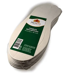 Chinelo Descartável C/6 Pares Branco - Prokits